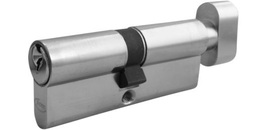 Asec 5 Pin - Euro Thumbturn Cylinder 40 - 45 (85mm Nickel Plated) | AL-AS1402KA by Asec