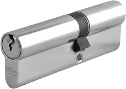 Asec 6 Pin - Euro Double Cylinder 40 - 55 (95mm Nickel Plated) | AL-AS1435KA by Asec