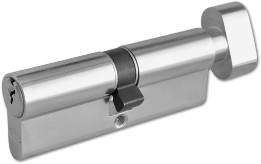 Asec 6 Pin - Euro Thumbturn Cylinder 40 - 40 (80mm Nickel Plated) | AL-AS1424KA by Asec