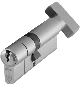 Asec Kite - Euro Thumbturn Cylinder 30 - 40 (70mm Nickel Plated) | AL-AS10022KA by Asec