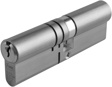 Asec Kite Elite - Euro Double Cylinder 55 - 45 (100mm Nickel Plated) | AL-AS10376KA by Asec