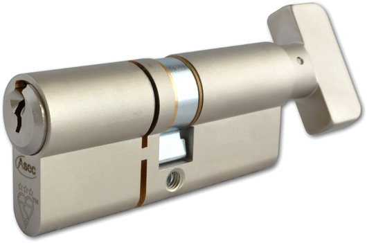 Asec Kite Elite - Euro Thumbturn Cylinder 40 - 40 (80mm Nickel Plated) | AL-AS10386KA by Asec
