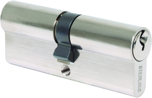 Sterling 5 Pin - Euro Double Cylinder 50 - 45 (95mm Nickel plated) | EPN4550 by Sterling