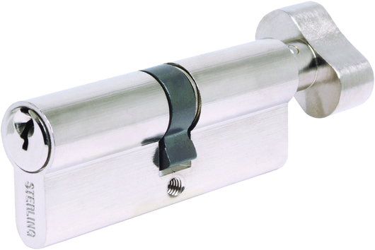 Sterling 5 Pin - Euro Thumbturn Cylinder 45 - 55 (100mm Nickel Plated) | ETN5545 by Sterling