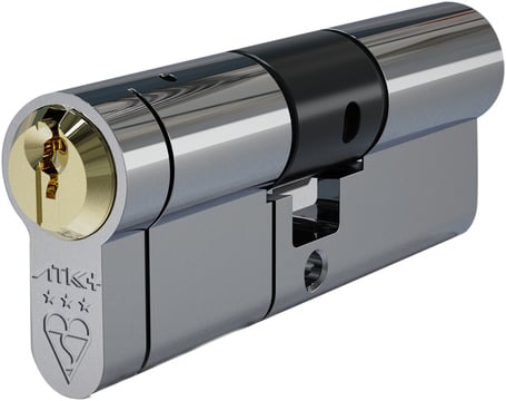 Avocet ABS ATK+ 3 Star - Euro Thumbturn Cylinder 45 - 35 (80mm Polished Chrome) | DC6RV3545PCT by Avocet