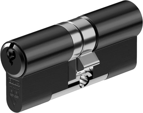 EVVA EPS 3 Star - Euro Double Cylinder 51 - 36 (87mm Black) | L26401M-BLACK-KA by EVVA