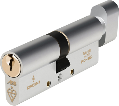Avocet ABS Pioneer 1 Star - Euro Thumbturn Cylinder 40 - 60 (100mm Satin Nickel) | DC1AV6040TTDC by Avocet