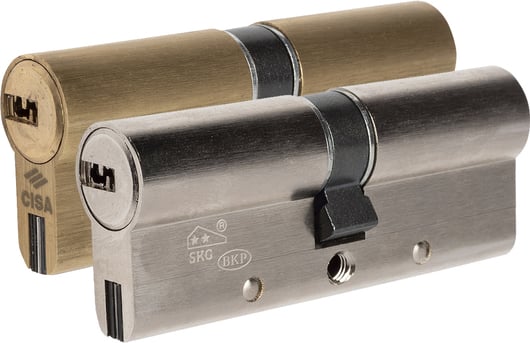 CISA Astral S - Euro Double Cylinder 30 - 40 (70mm Nickel Plated) | AL-L16048KA by CISA
