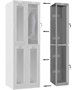 Thumbnail of Phoenix 2 Door Add-on Column - Clear 500D