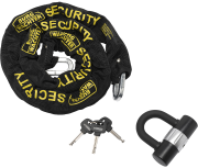 Burg Wachter Security Kit Chain &amp; U lock (1.0m)